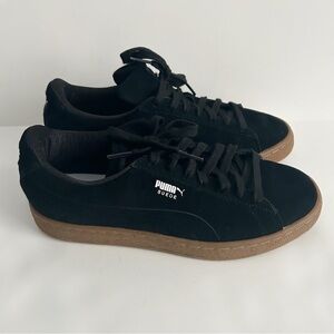 Puma Black Suede Classic Debossed Q4 Shoes